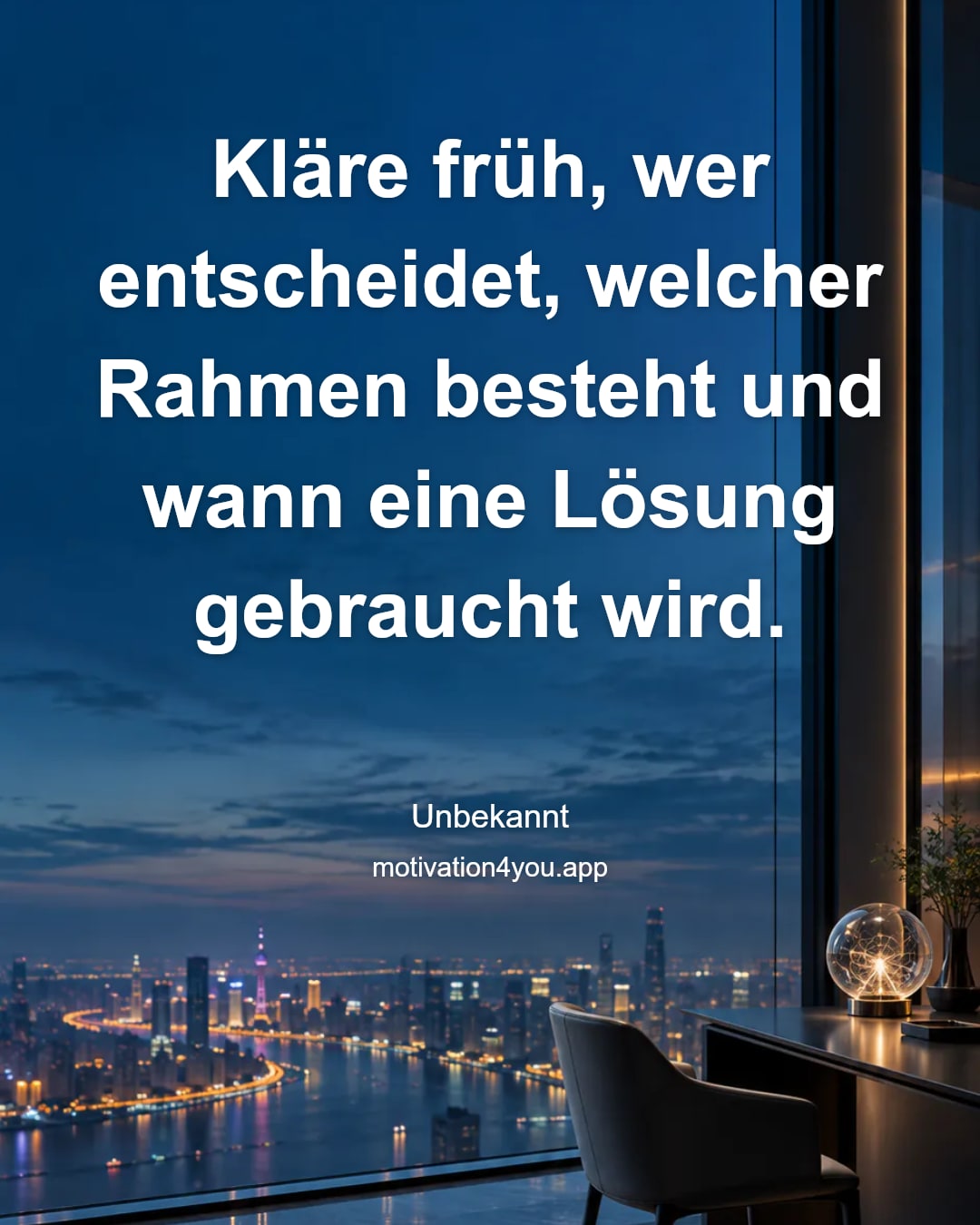 Kläre früh, wer entscheidet, welcher Rahmen besteht und wann eine Lösung gebraucht wird.