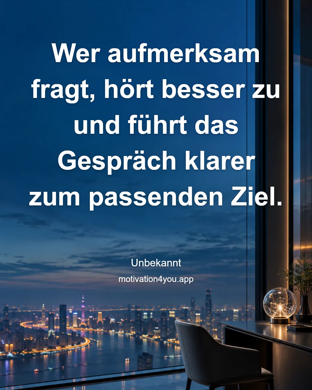 Wer aufmerksam fragt, hört besser zu und führt das Gespräch klarer zum passenden Ziel.