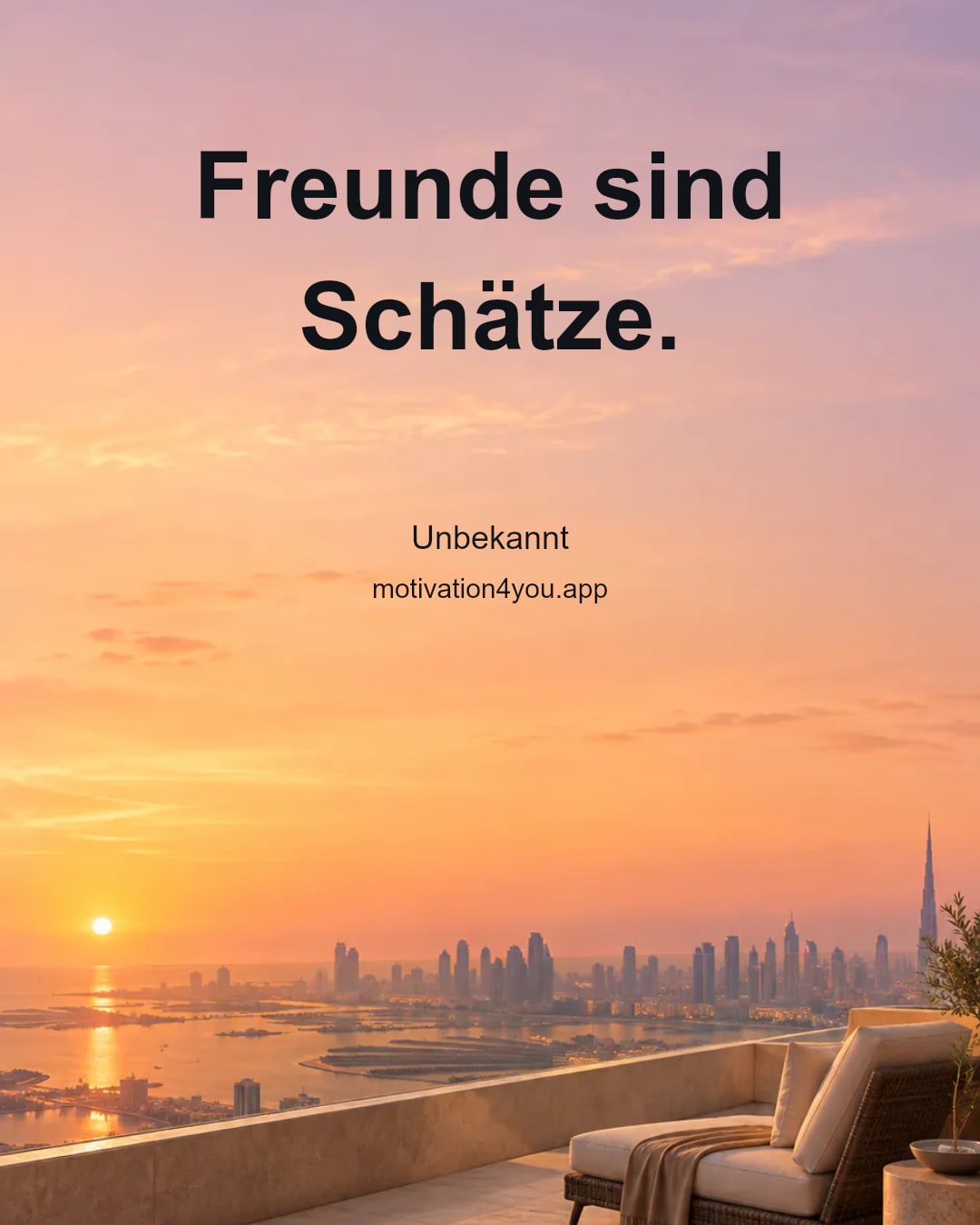 Freunde sind Schätze.