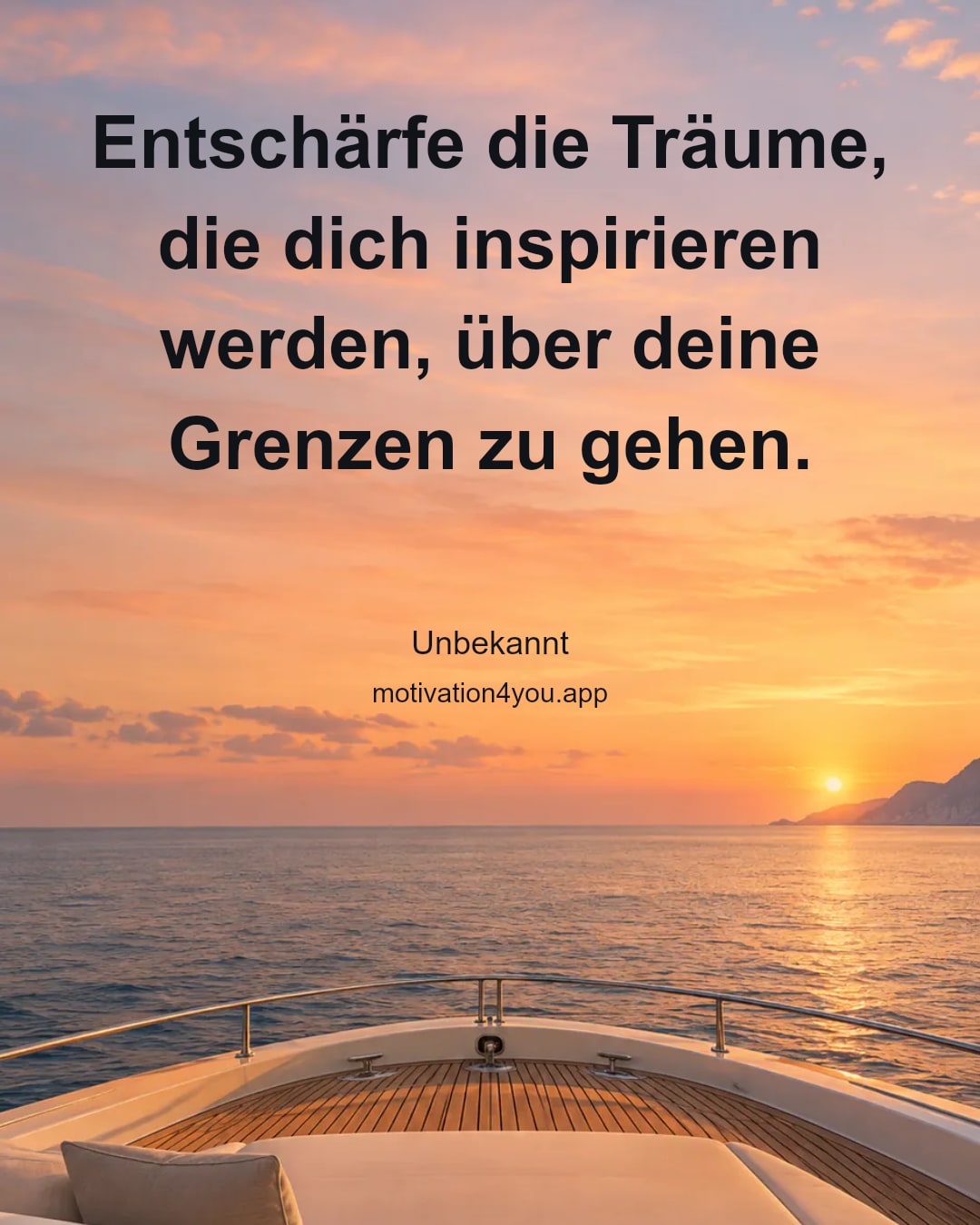 Entschärfe die Träume, die dich inspirieren werden, über deine Grenzen zu gehen.