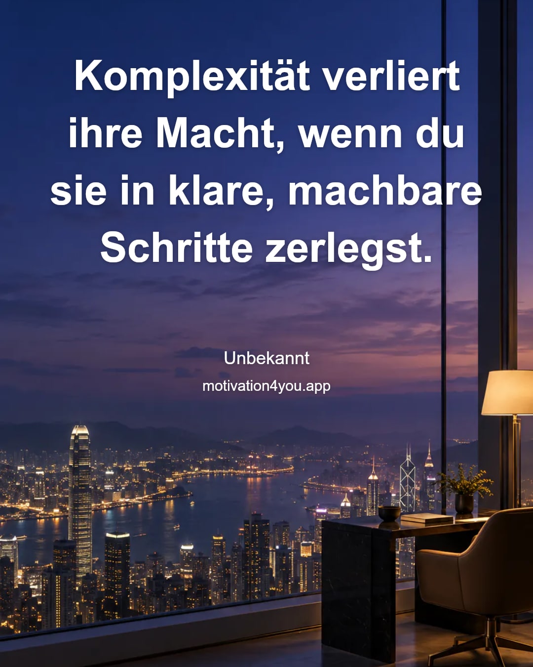 Komplexität verliert ihre Macht, wenn du sie in klare, machbare Schritte zerlegst.