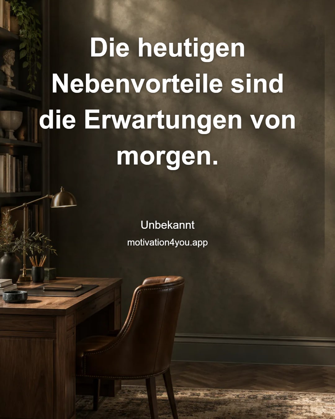 Die heutigen Nebenvorteile sind die Erwartungen von morgen.