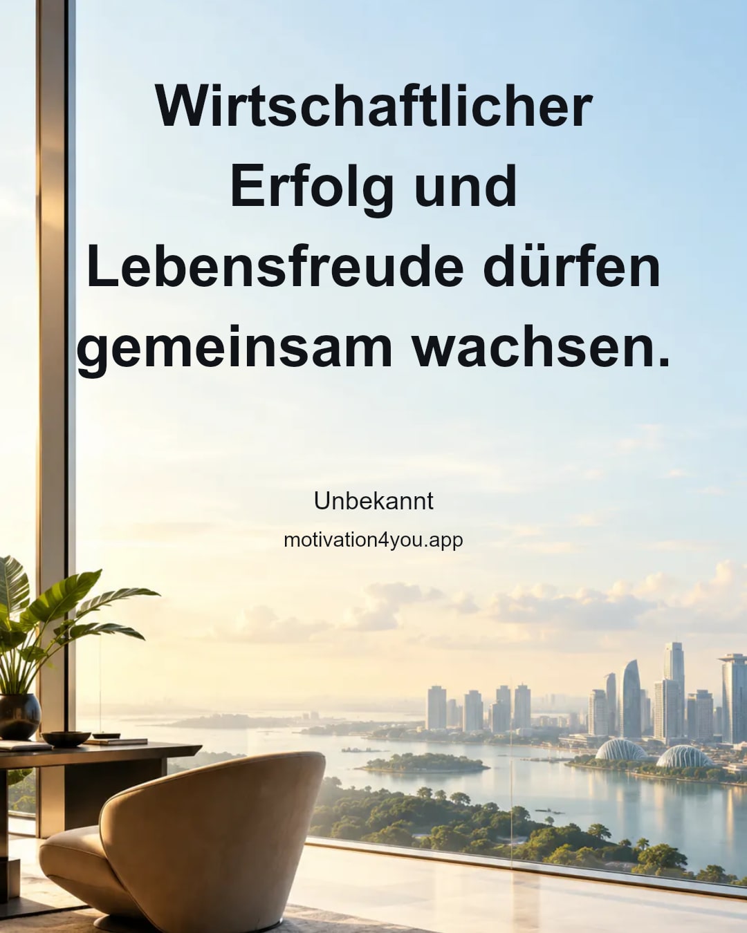 Wirtschaftlicher Erfolg und Lebensfreude dürfen gemeinsam wachsen.