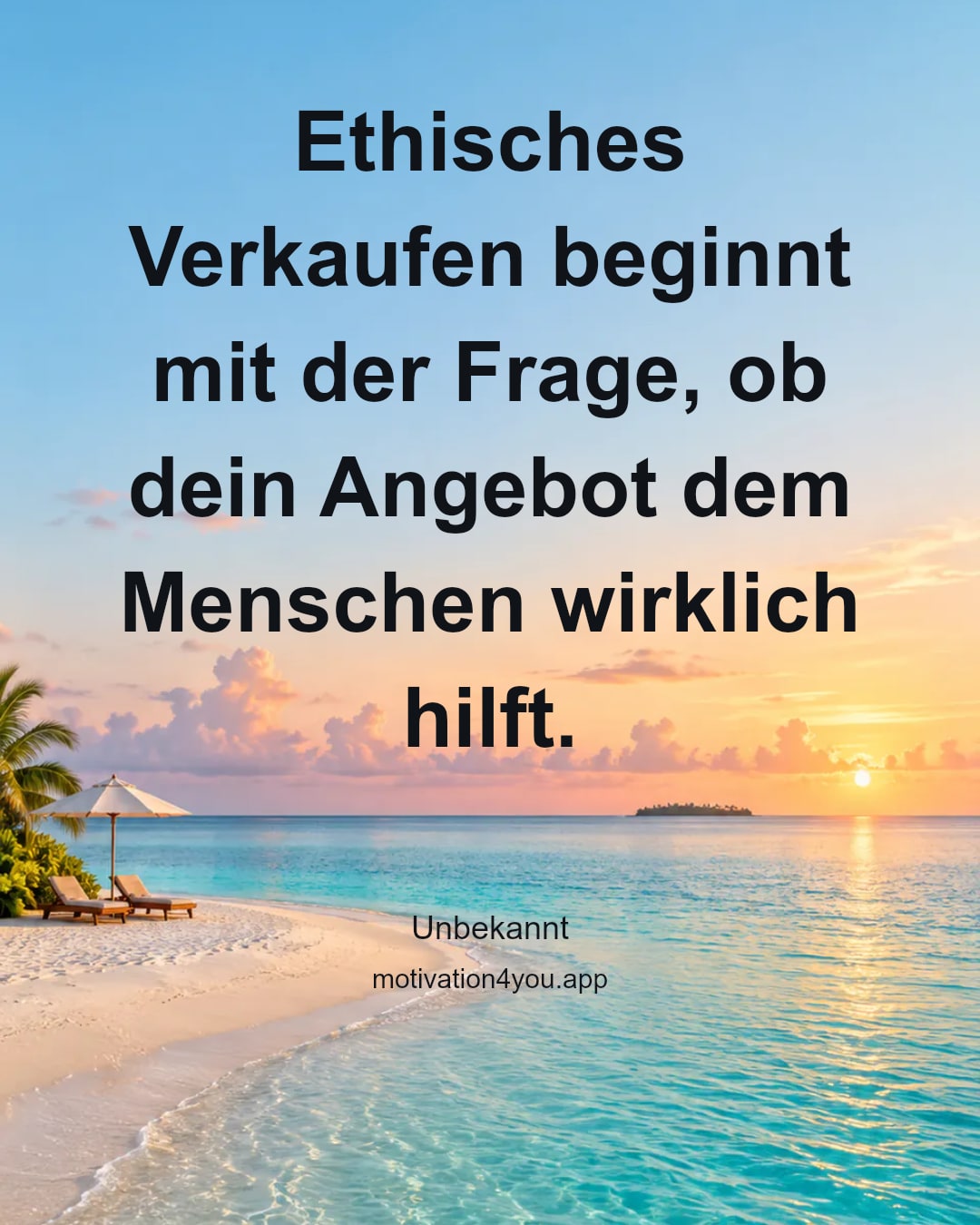 Ethisches Verkaufen beginnt mit der Frage, ob dein Angebot dem Menschen wirklich hilft.