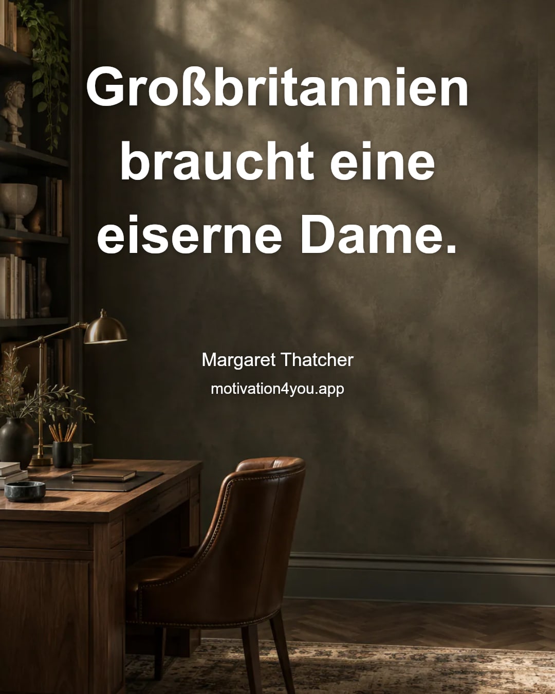 Großbritannien braucht eine eiserne Dame.