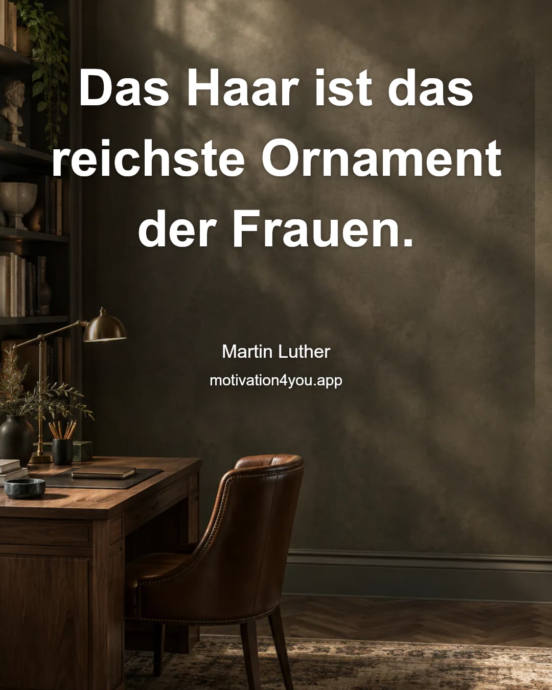 Das Haar ist das reichste Ornament der Frauen.