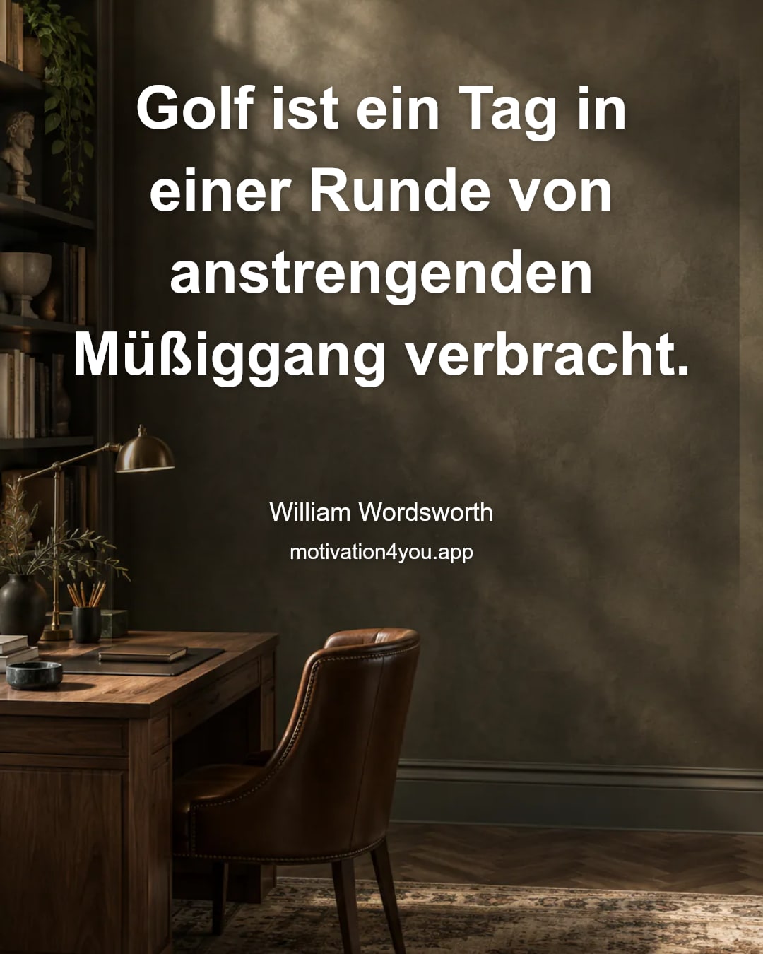 Golf ist ein Tag in einer Runde von anstrengenden Müßiggang verbracht.
