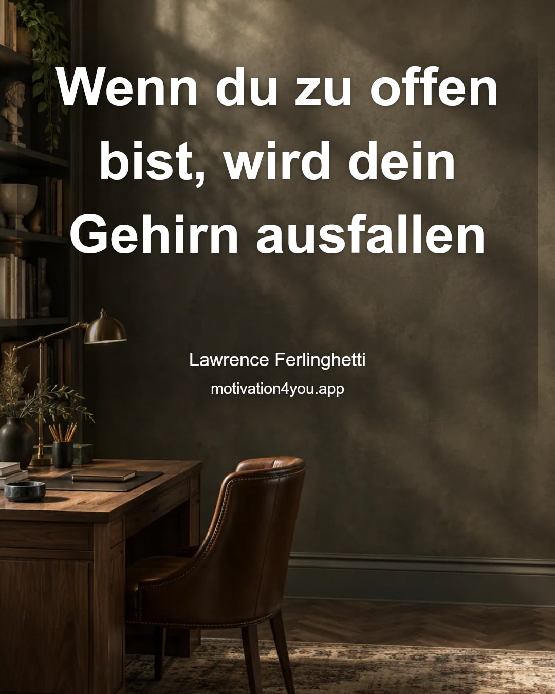 Wenn du zu offen bist, wird dein Gehirn ausfallen