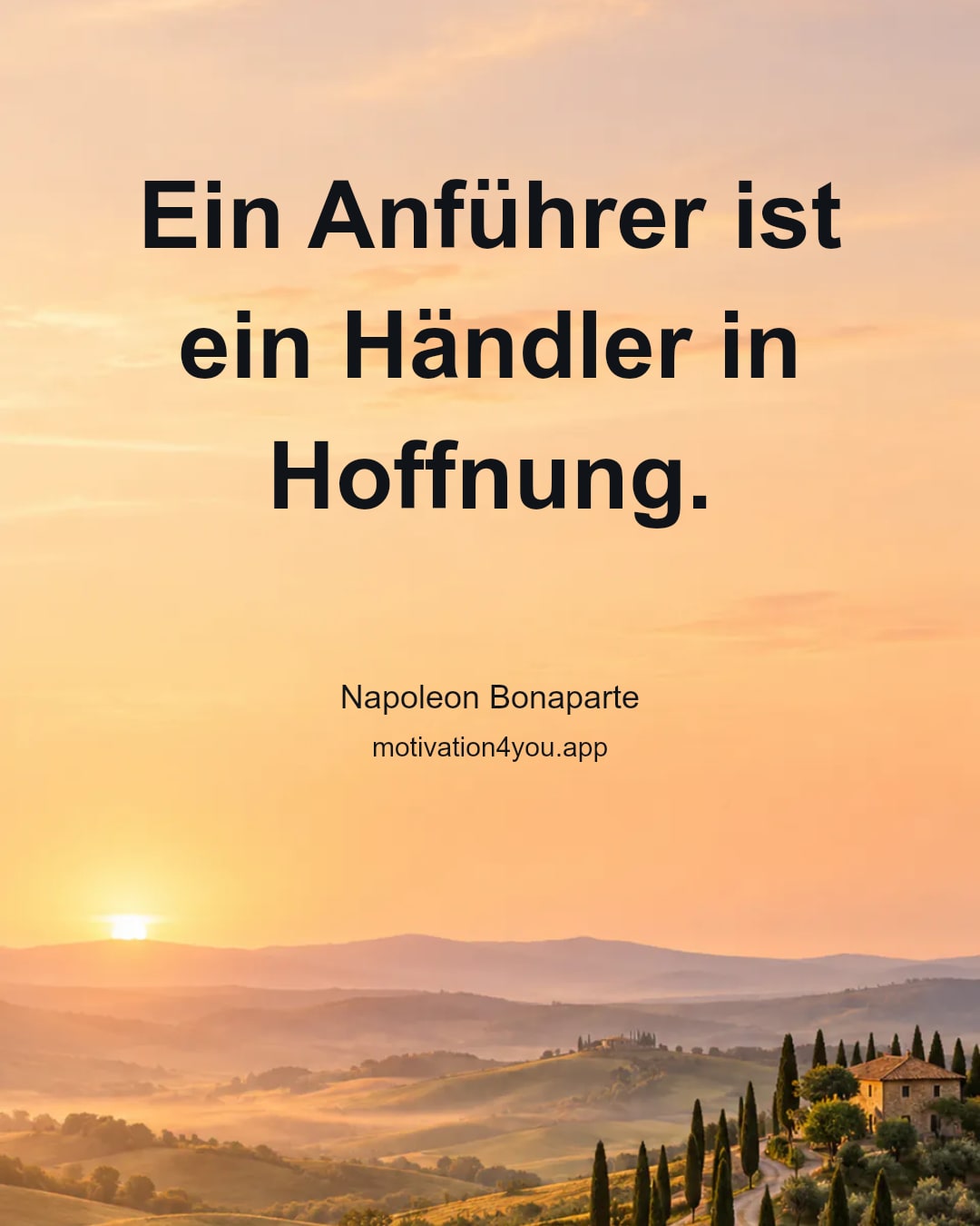 Ein Anführer ist ein Händler in Hoffnung.