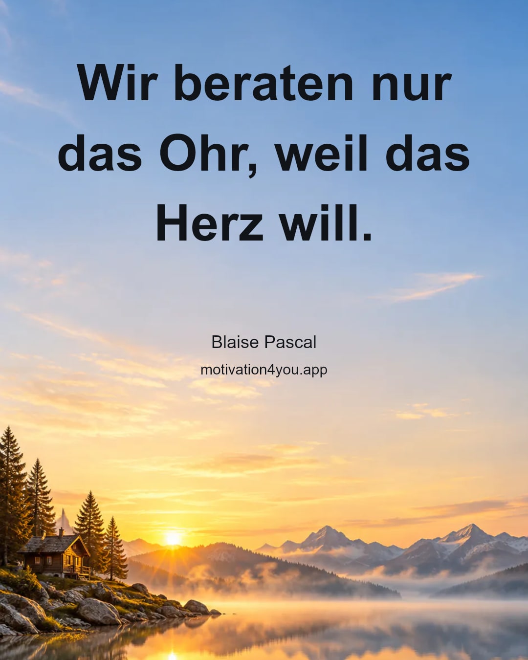 Wir beraten nur das Ohr, weil das Herz will.