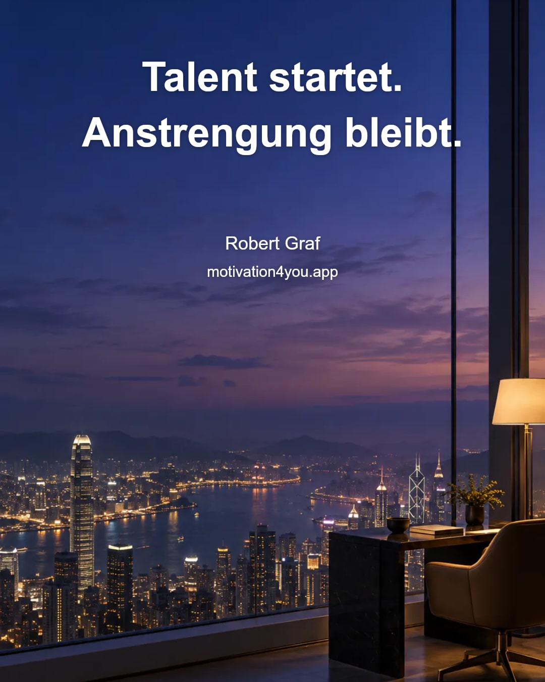 Talent startet. Anstrengung bleibt.