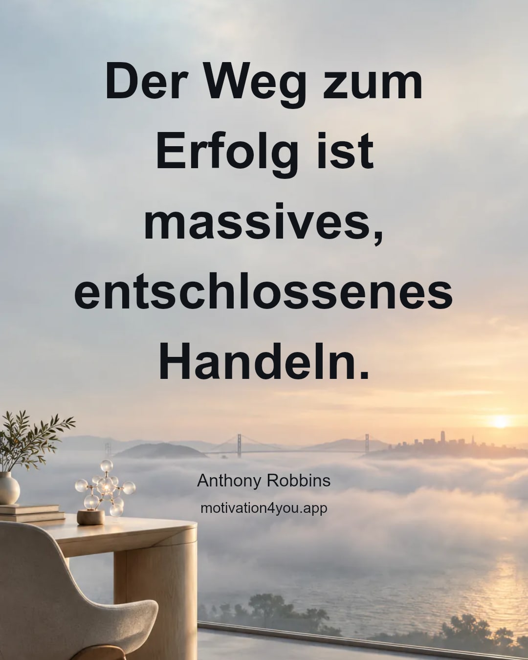 Der Weg zum Erfolg ist massives, entschlossenes Handeln.