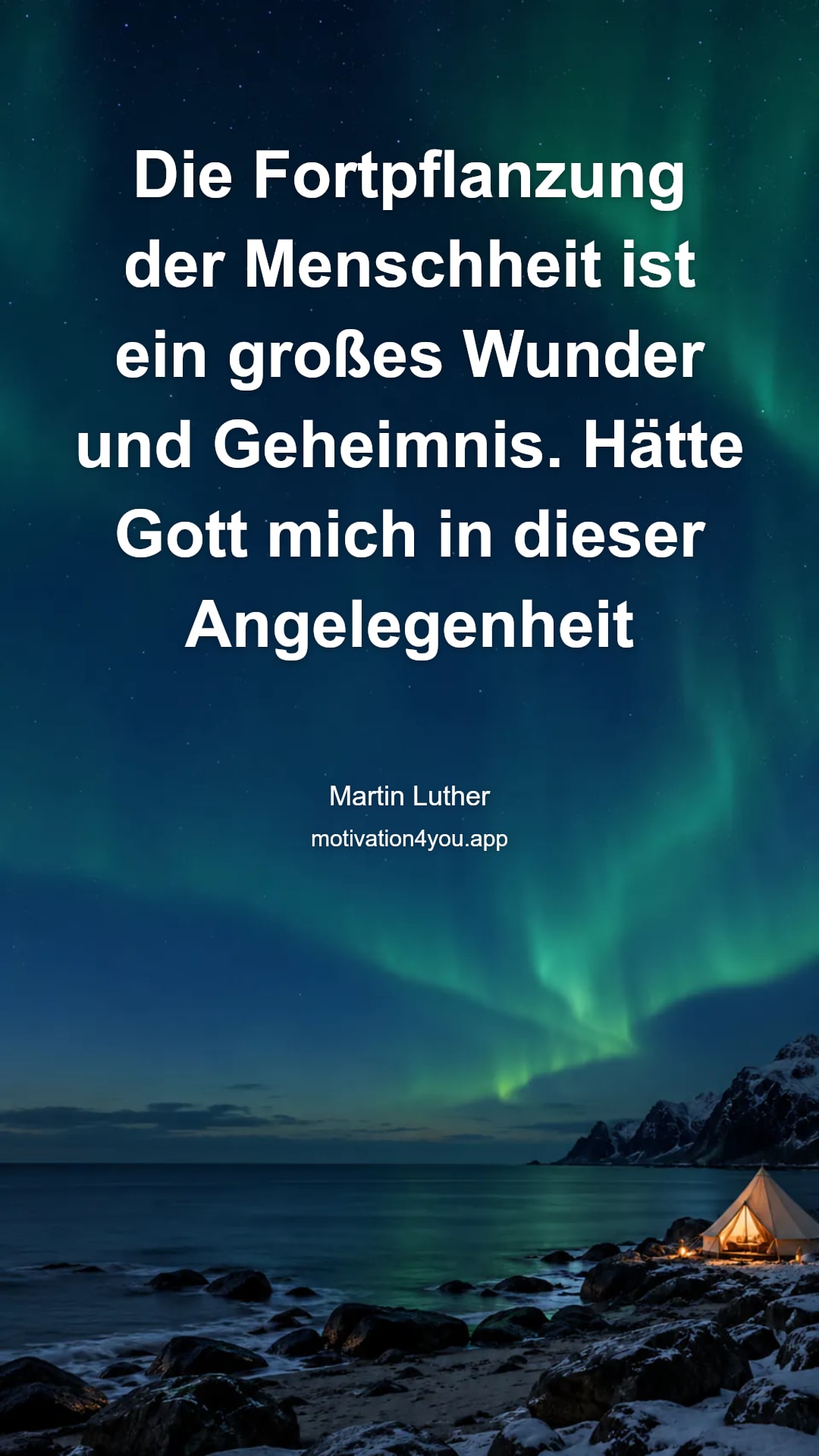 Die Fortpflanzung der Menschheit ist ein großes Wunder und Geheimnis. Hätte Gott mich in dieser Angelegenheit konsultiert, hätte ich ihm raten sollen, die Generation der Arten fortzuführen, indem ich sie aus Ton formen würde