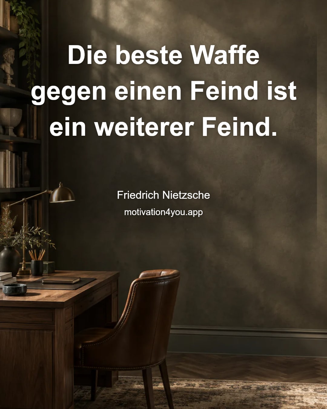Die beste Waffe gegen einen Feind ist ein weiterer Feind.
