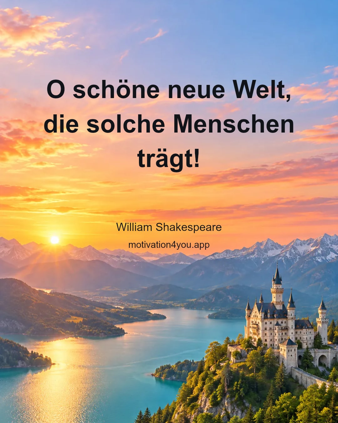 O schöne neue Welt, die solche Menschen trägt!