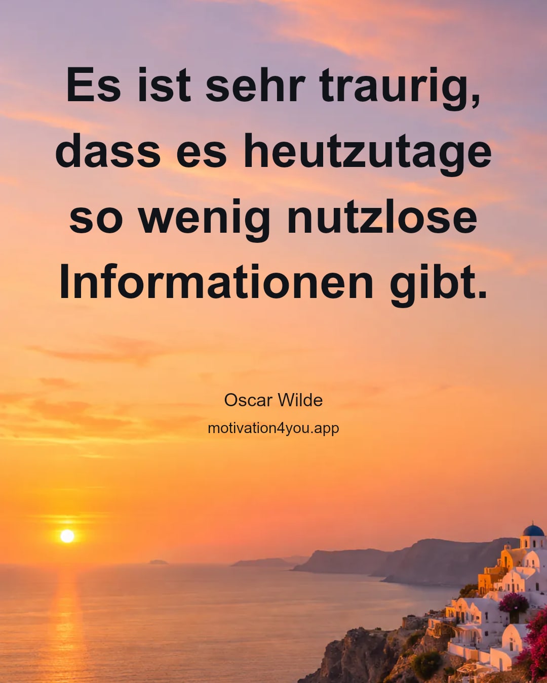 Es ist sehr traurig, dass es heutzutage so wenig nutzlose Informationen gibt.