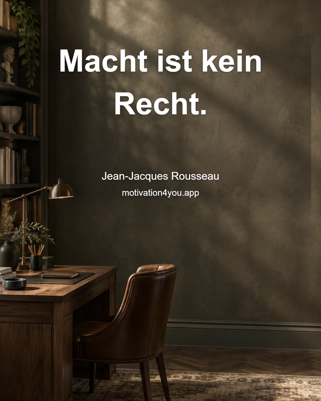 Macht ist kein Recht.