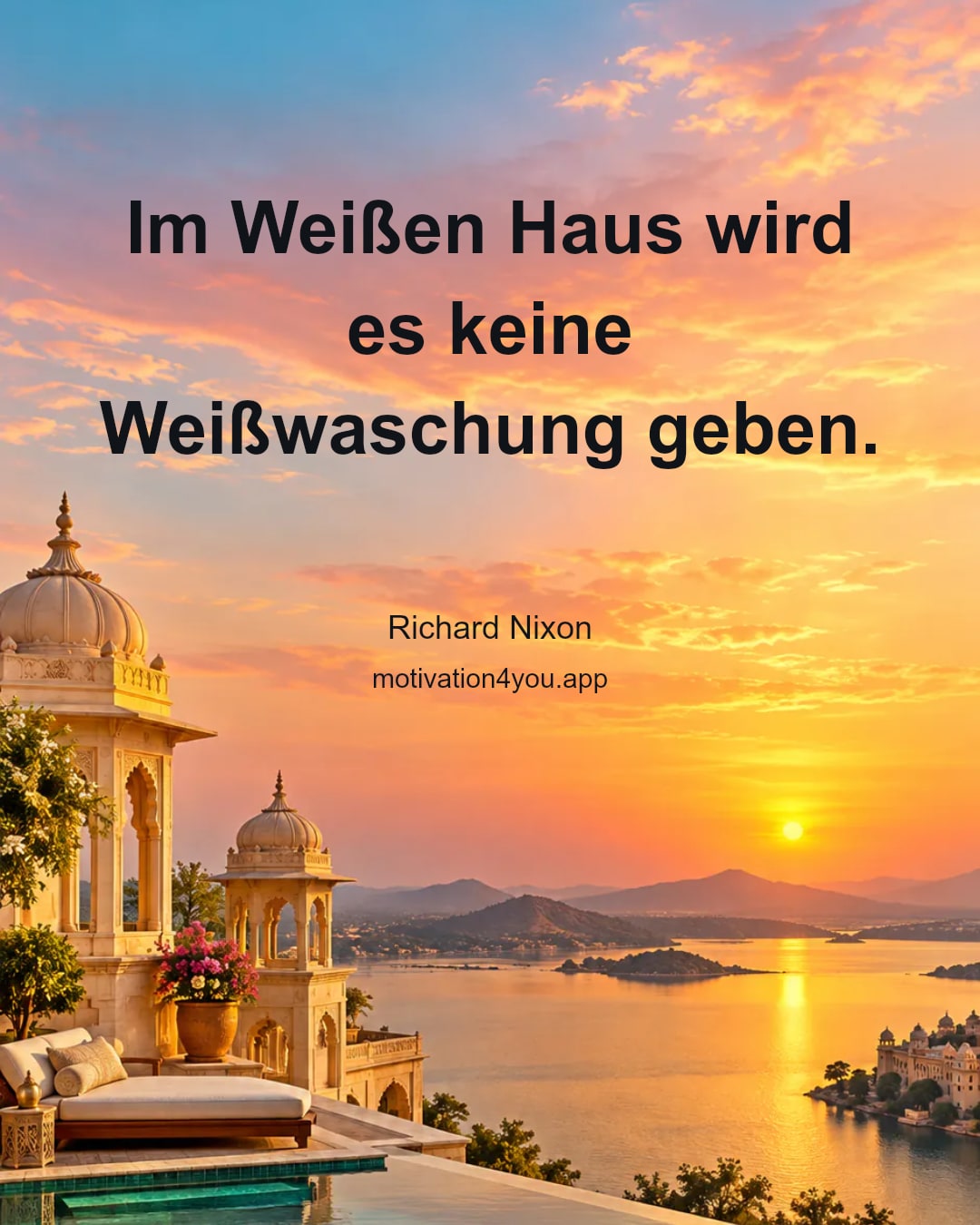 Im Weißen Haus wird es keine Weißwaschung geben.