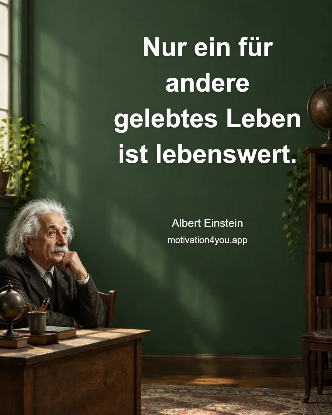 Nur ein für andere gelebtes Leben ist lebenswert.