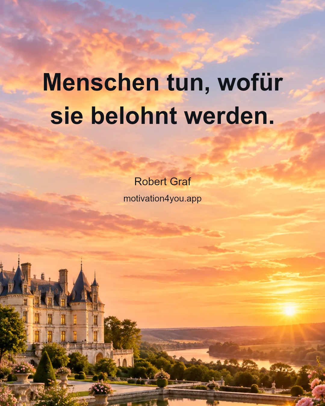 Menschen tun, wofür sie belohnt werden.