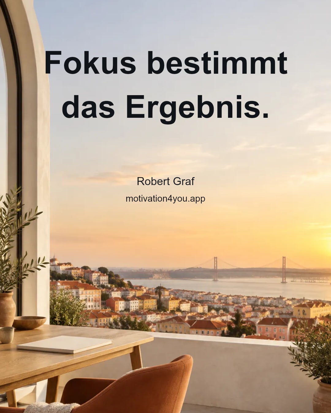 Fokus bestimmt das Ergebnis.