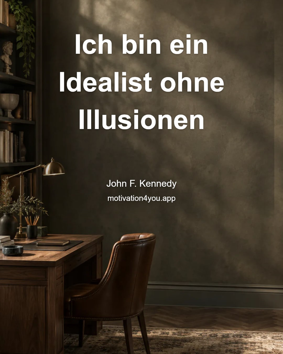 Ich bin ein Idealist ohne Illusionen