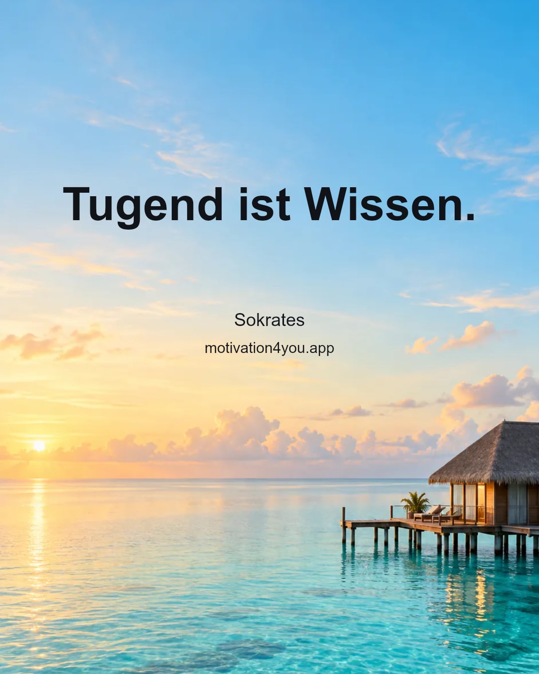 Tugend ist Wissen.