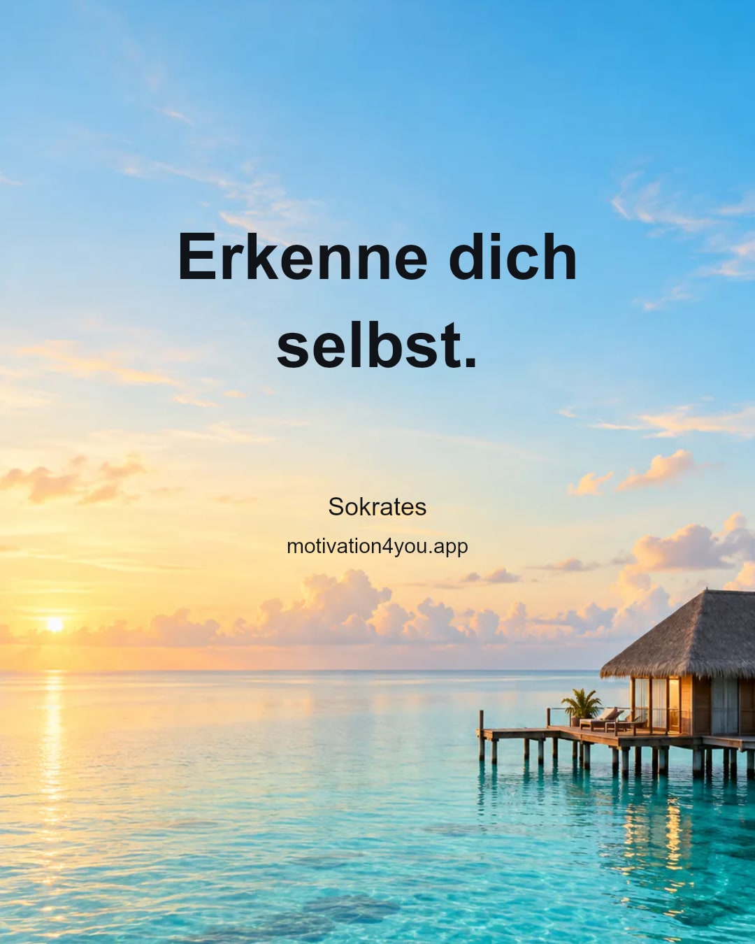 Erkenne dich selbst.