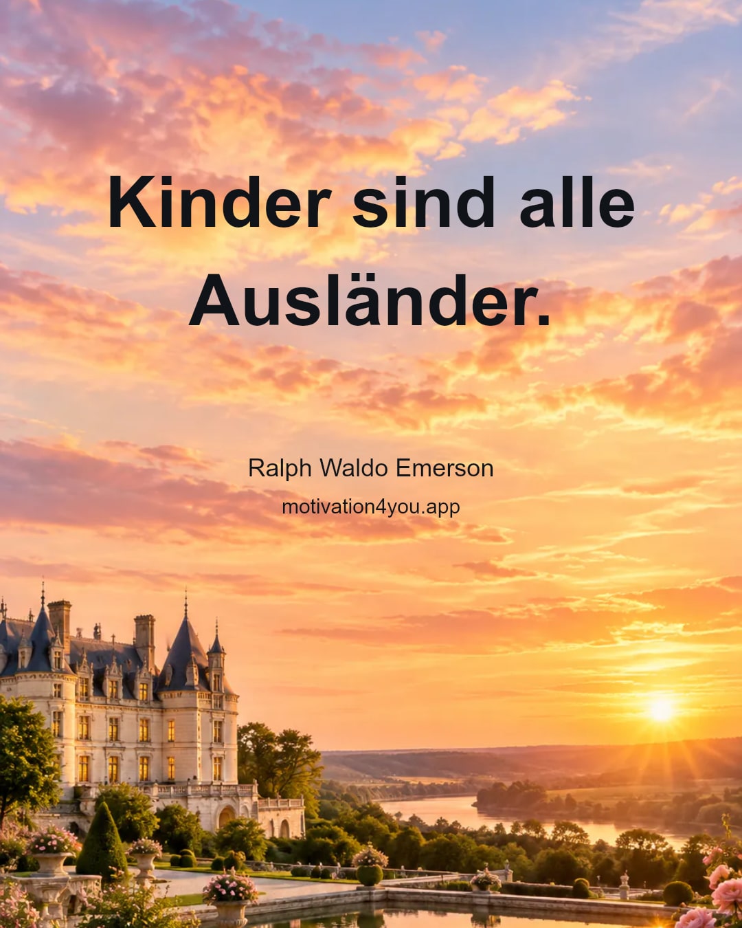 Kinder sind alle Ausländer.