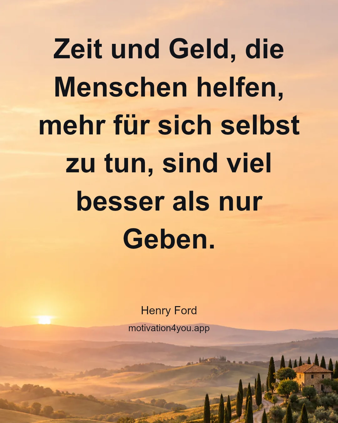 Zeit und Geld, die Menschen helfen, mehr für sich selbst zu tun, sind viel besser als nur Geben.