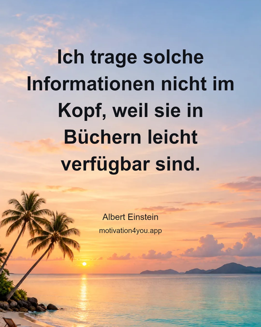 Ich trage solche Informationen nicht im Kopf, weil sie in Büchern leicht verfügbar sind.