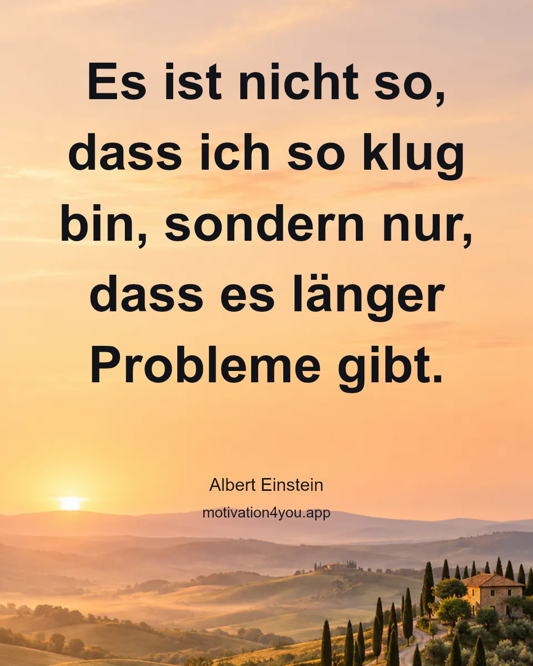 Es ist nicht so, dass ich so klug bin, sondern nur, dass es länger Probleme gibt.