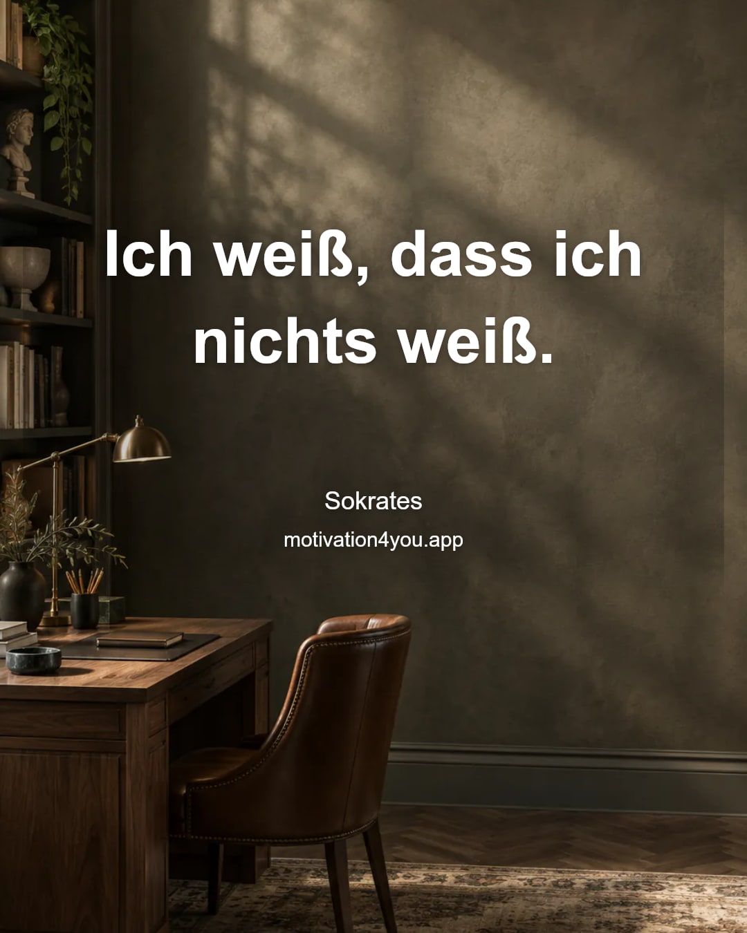 Ich weiß, dass ich nichts weiß.