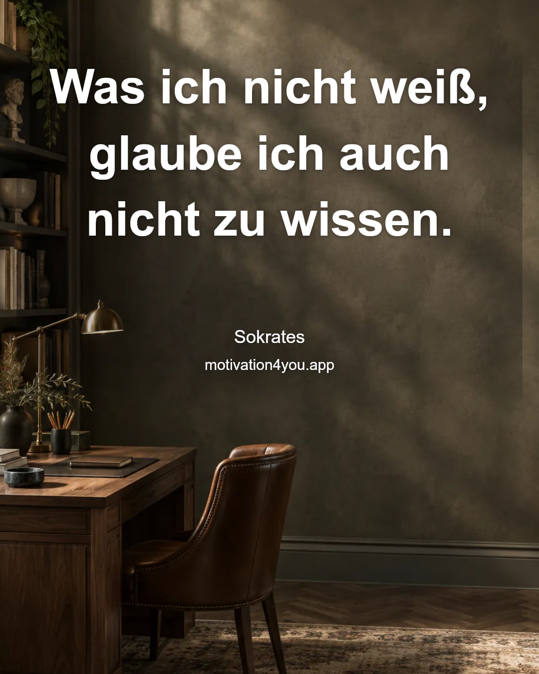 Was ich nicht weiß, glaube ich auch nicht zu wissen.