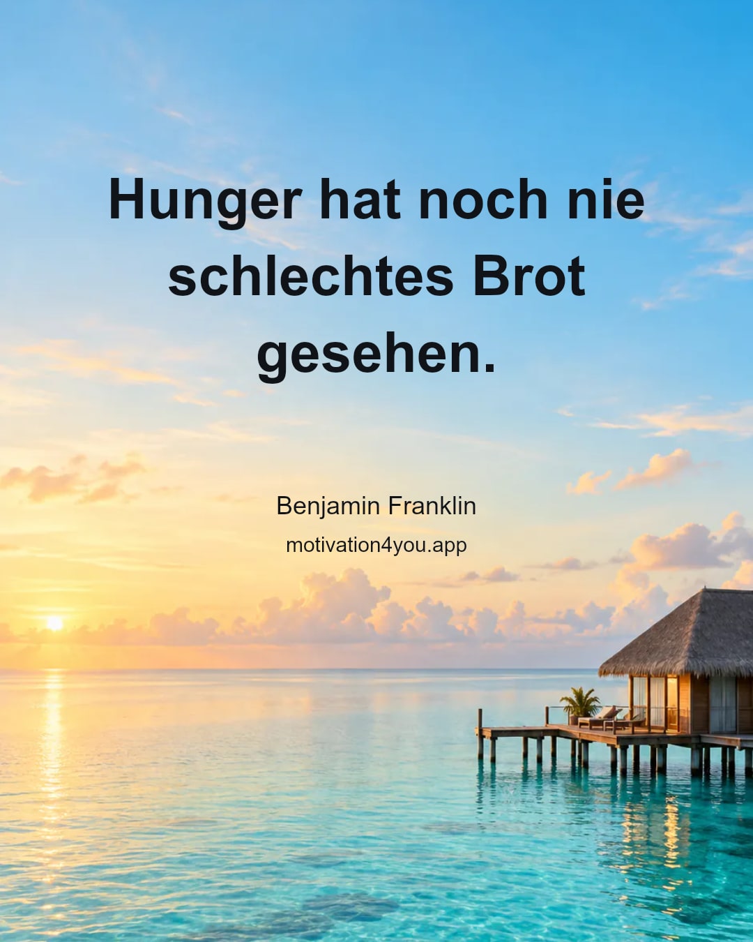 Hunger hat noch nie schlechtes Brot gesehen.
