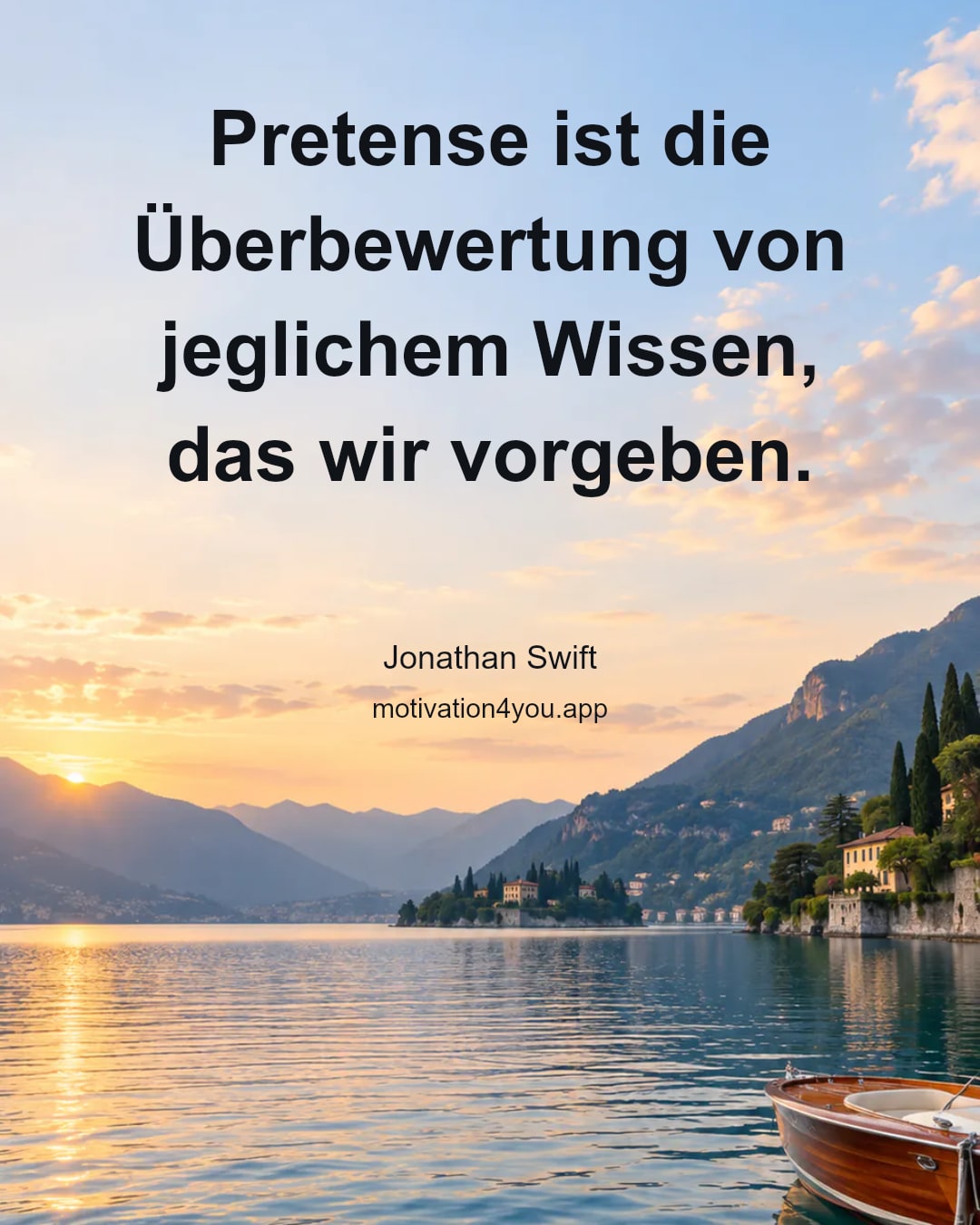 Pretense ist die Überbewertung von jeglichem Wissen, das wir vorgeben.